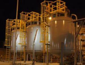Powerclean tanks  for removal of suspended solids and hydrocarbons