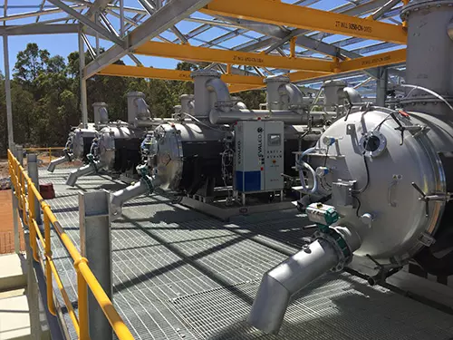 Evaled ACR12 evaporators aligned