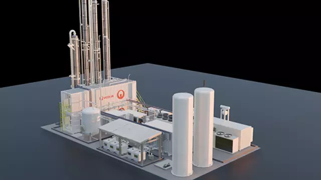 3D view of the waste-to-energy facility in Le Mans, France