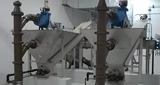 Grit dewatering screw SAM type GDS at Reidsville